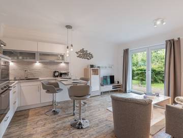 Ferienwohnung für 3 Personen, mit Garten und Terrasse in Börgerende-Rethwisch