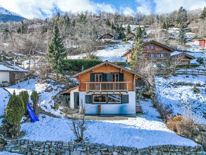 Ferienhaus für 4 Personen, mit Garten im Wallis