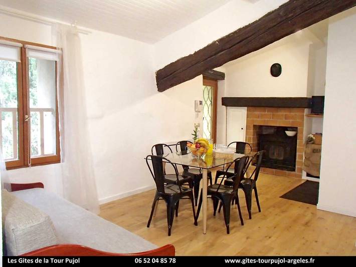 Gîte pour 6 personnes, avec jardin