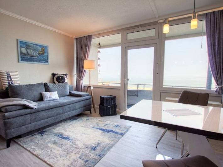 Ferienwohnung für 2 Personen, mit Ausblick und Balkon, kinderfreundlich am Steinwarder