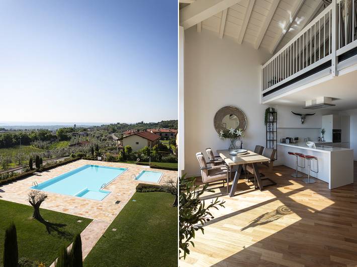 Ferienwohnung für 2 Personen, mit Seeblick und Balkon