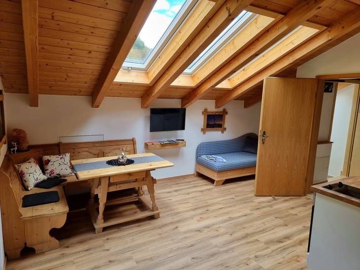Ganze Ferienwohnung, Fewo Am Datzmann - Fewo für 1-2 Pers., 32m², Wohn- Schlafzimmer, Küche, Bad, Balkon in Bischofswiesen, Berchtesgadener Alpen