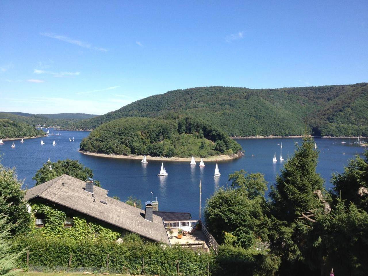 See-Oase Rurberg in Simmerath, Rureifel (Nordrhein-westfalen)