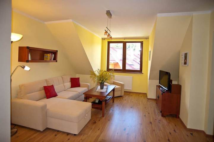 Ferienwohnung für 3 Personen, mit Whirlpool und Garten in Niederschlesien