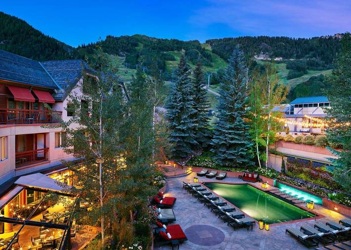 Ferienhaus für 4 Personen, mit Whirlpool und Pool, mit Haustier in Aspen
