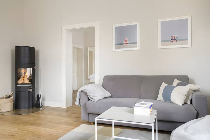 Geheel appartement, Helle Stuuv – Mooier Wonen met Zonnig Terras en Open Haard in West Fehmarn, Lemkenhafen