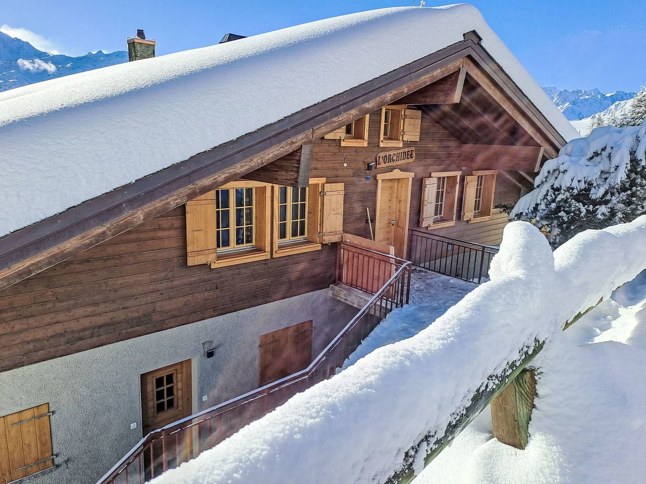 Entire apartment, Orchidée 111 in Bagnes, Wallisian Alps