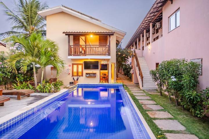 Casas e apartamentos de temporada para 2 pessoas, com balcão e piscina, com animais de estimação em Jericoacoara