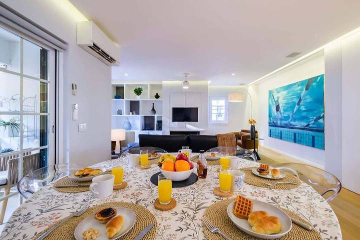 Apartamento de férias para 6 pessoas, com varanda em Cascais