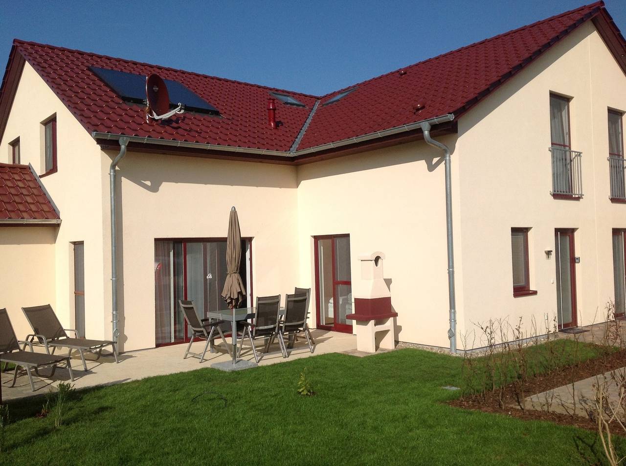***** Luxus Fh "Seekiste" mit 38°C Außenwhirlpool in Göhren-Lebbin, Mecklenburgische Seenplatte