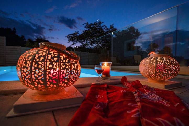 Villa mit pool für 7 Personen, mit Ausblick und Balkon auf Korfu - 3