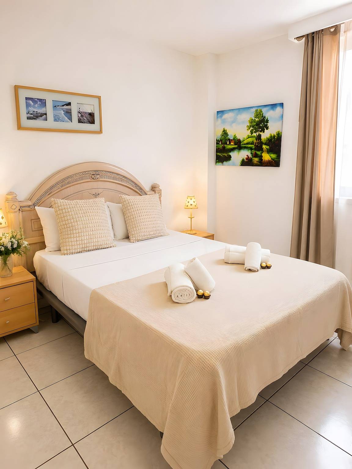 Vacation Home 'Golden Bay Seaview Terrace' with Sea View, Shared Pool and Wi-Fi in Los Cristianos, Arona