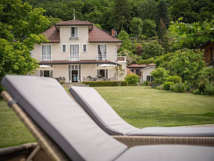 Villa pour 12 personnes, avec jardin et vue ainsi que vue sur le lac et balcon à Veyrier-du-Lac - 4