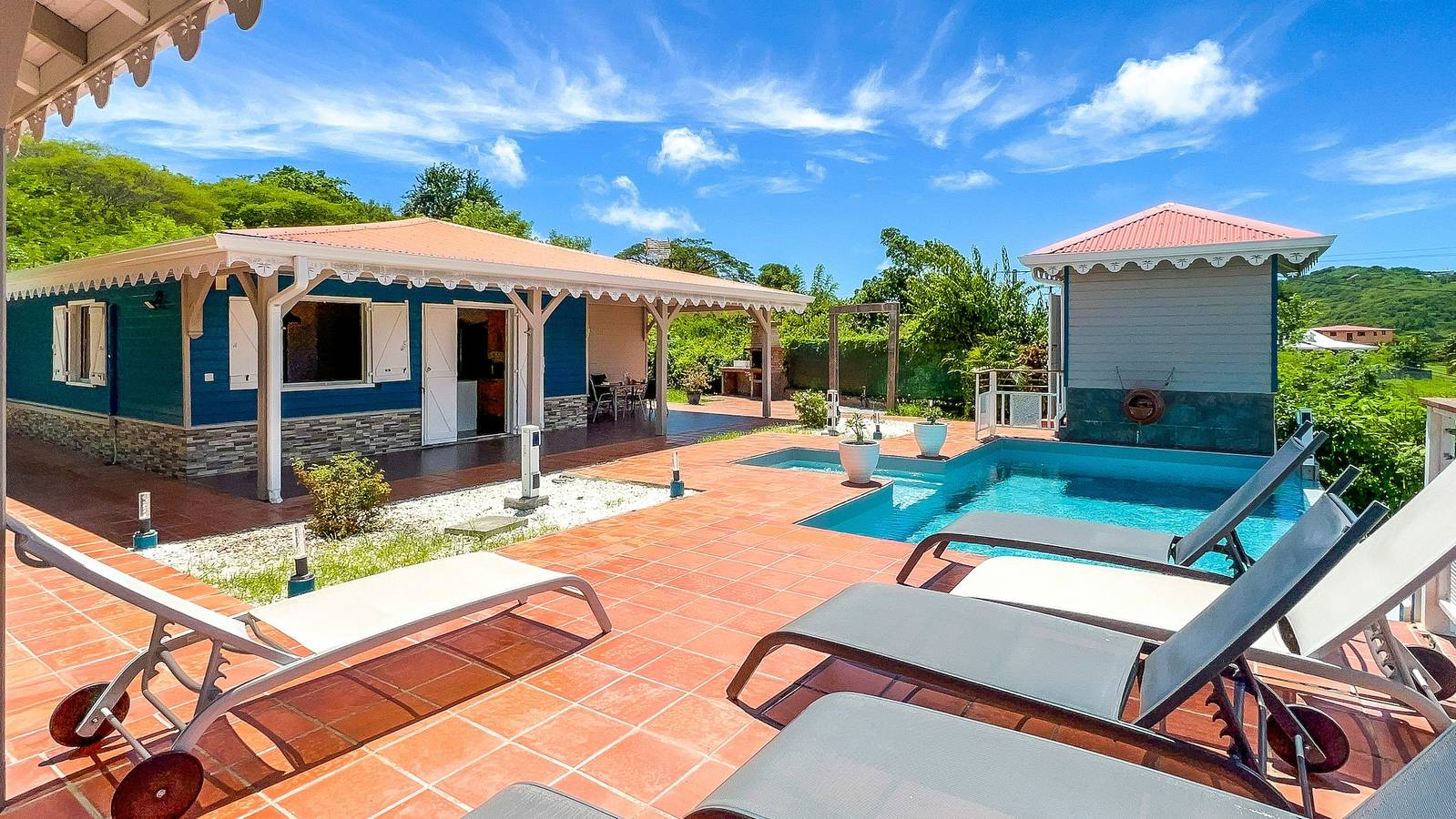 3 bedrooms villa with private pool, enclosed garden and wifi at Le Vauclin - 6 km away from the beach in Le Vauclin, Martinique