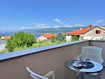 Ferienwohnung für 3 Personen, mit Balkon/Terrasse und Balkon in Silo (Krk)
