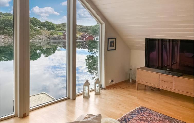 Ferienhaus für 6 Personen mit Garten in Bokn