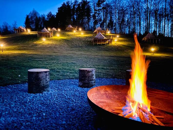 Camping für 2 Personen, mit Ausblick und Sauna sowie Garten und Terrasse in Polnische Ostsee - 2