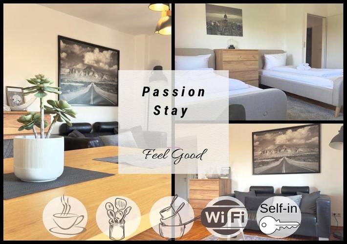 Ferienwohnung für 5 Personen, mit Balkon und Terrasse sowie Seeblick und Ausblick in Bremen