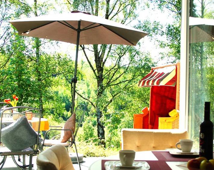 Ferienhaus für 4 Personen, mit Sauna und Garten sowie Ausblick in Tanne - 2