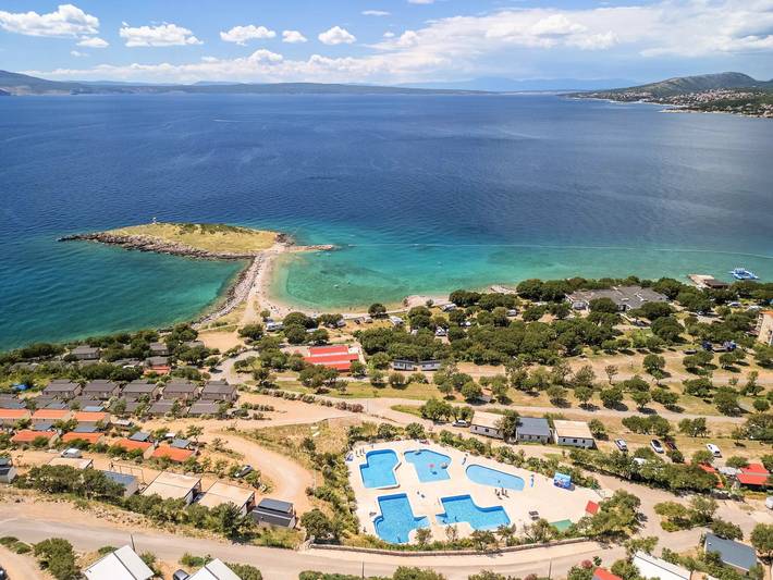 Camping für 6 Personen, mit Terrasse und Pool in Kvarner Bucht