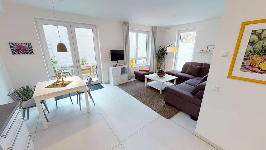 Ferienwohnung für 2 Personen, mit Garten und Sauna in Laboe