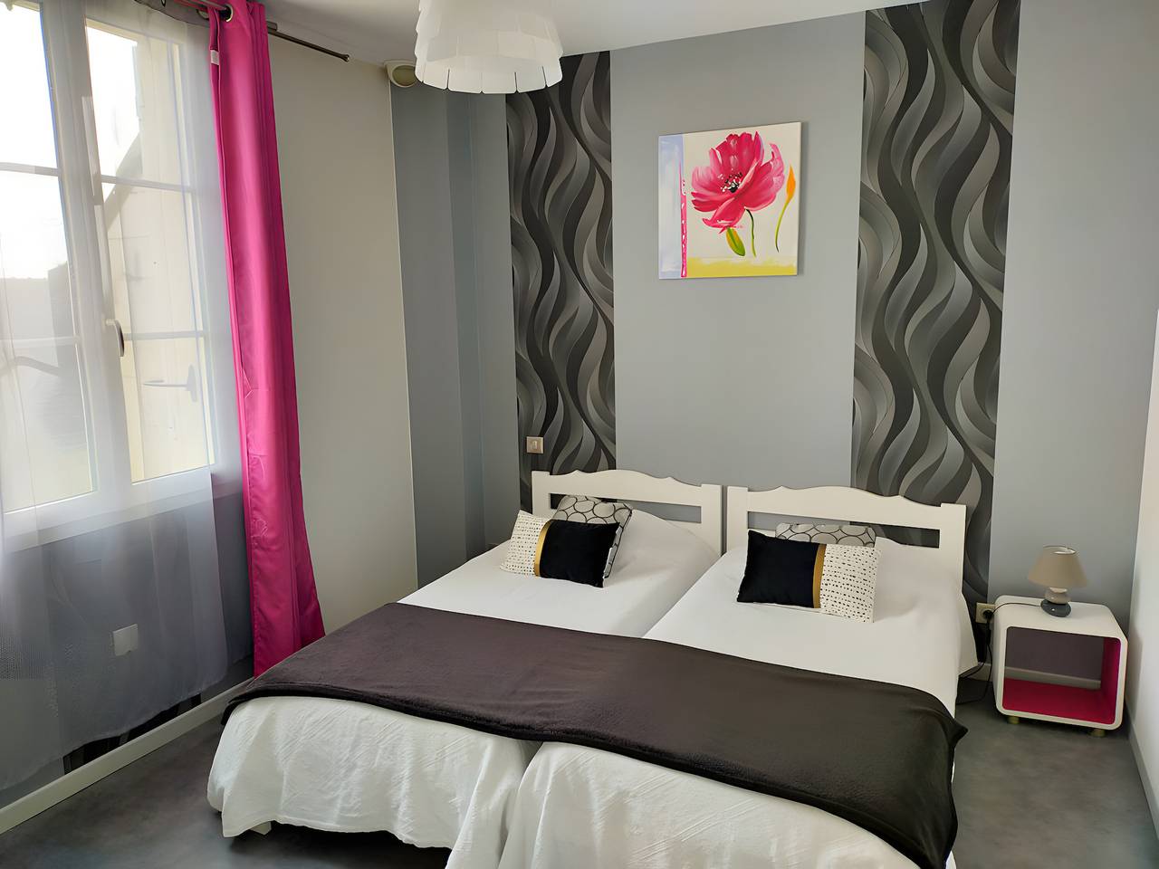 Chambre du Faubourg 1 – Entspannte Auszeit im Herzen des Cher-Tals bei Katia in Montrichard, Blois und Umgebung