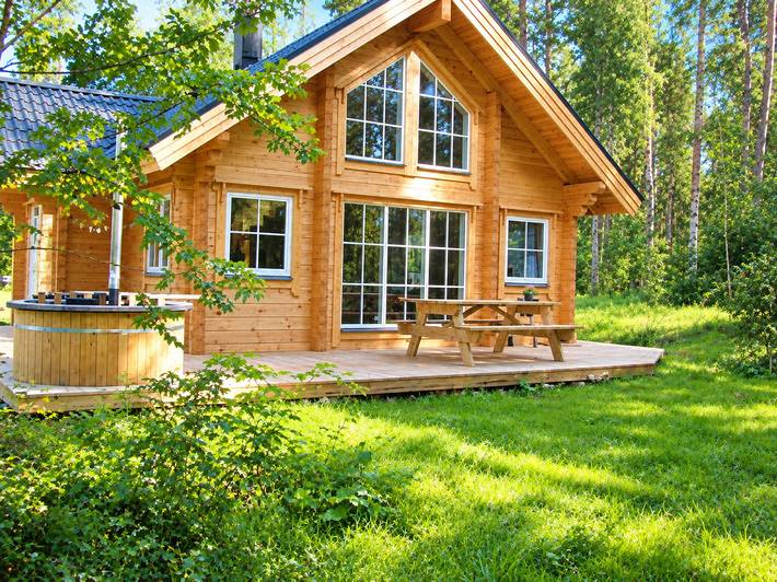 Ferienhaus für 6 Personen, mit Terrasse und Seeblick in Nordschweden - 2