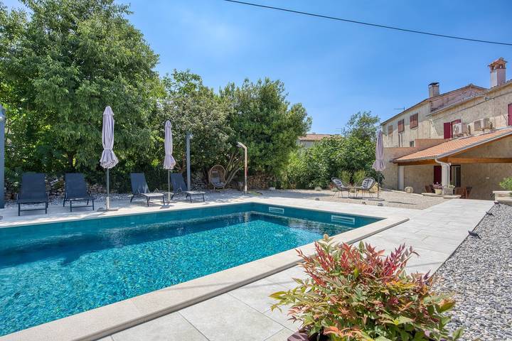 Ferienhaus für 5 Personen, mit Garten und Pool in Sveti Petar u Šumi