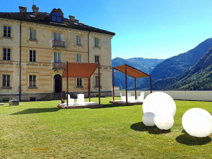 Location de vacances pour 4 personnes, avec Balcon et Terrasse ainsi que Jardin et Vue à Campertogno