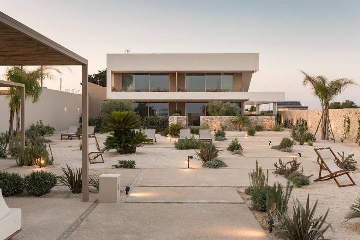 Villa per 6 persone, con Balcone e Terrazza nonché Giardino e Panorama a Granelli