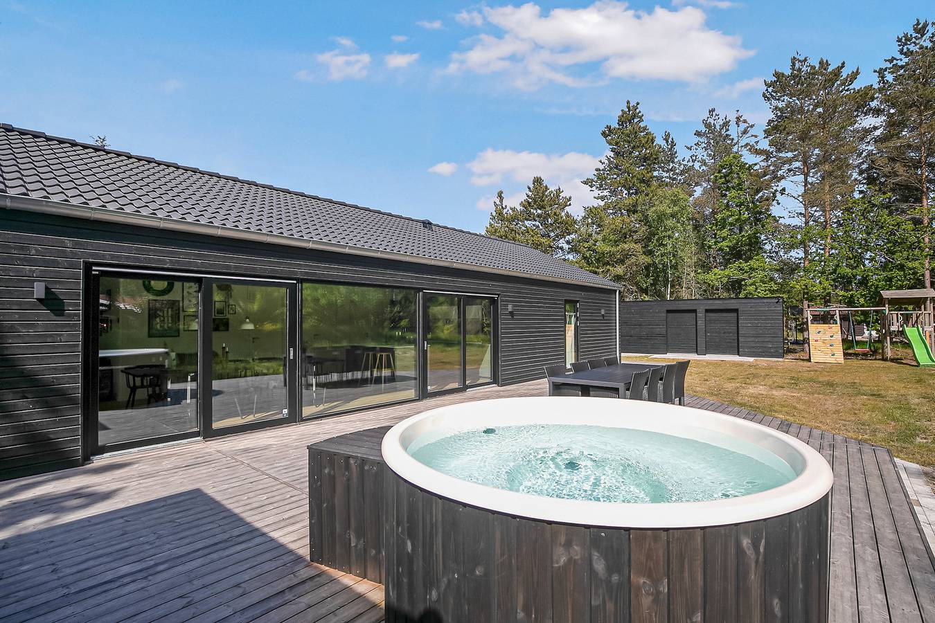 Nybygget sommerhus fuld af luksus in Hals, Limfjord Nordjütland