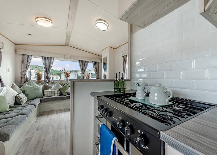 Bronze Caravan with parking in Skegness, Lincolnshire