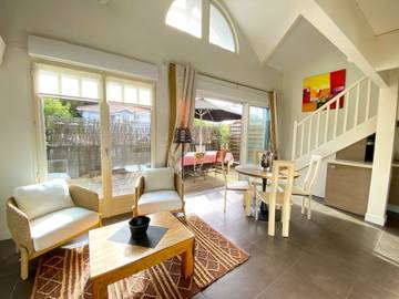 Gîte pour 4 personnes, avec terrasse, adapté aux familles dans Plage du Moulleau