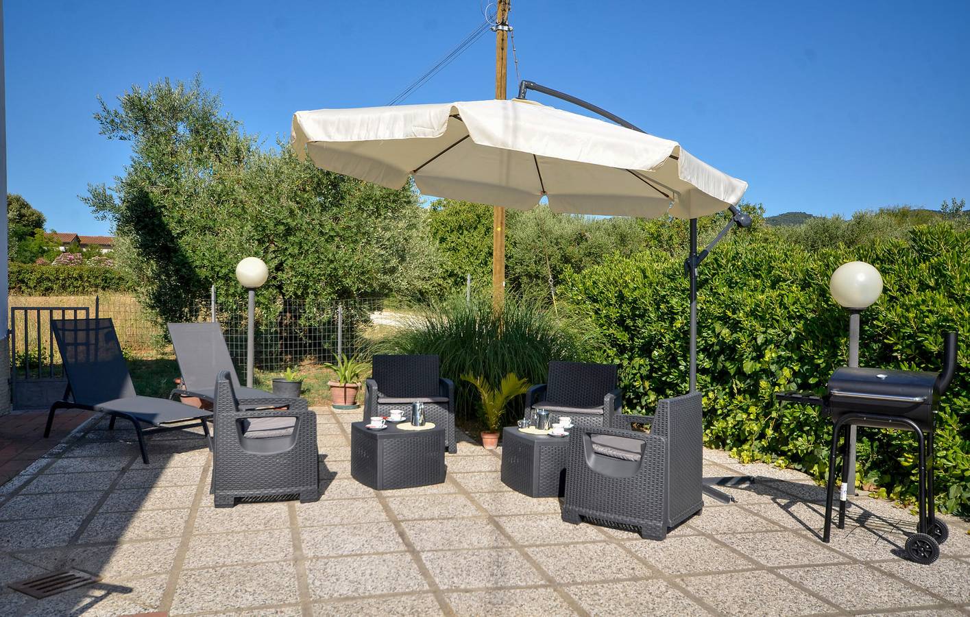 Gemütliche Wohnung mit Parkplatz, Garten & WiFi in der Nähe von Suvereto in Suvereto, Etruskische Küste