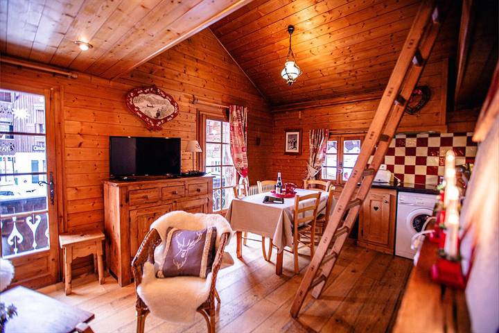 Chalet voor 4 personen, met balkon in Les Gets