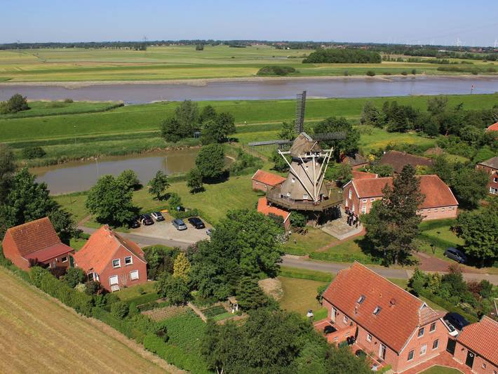 Ferienhaus für 4 Personen, mit Terrasse und Garten, kinderfreundlich in Westoverledingen