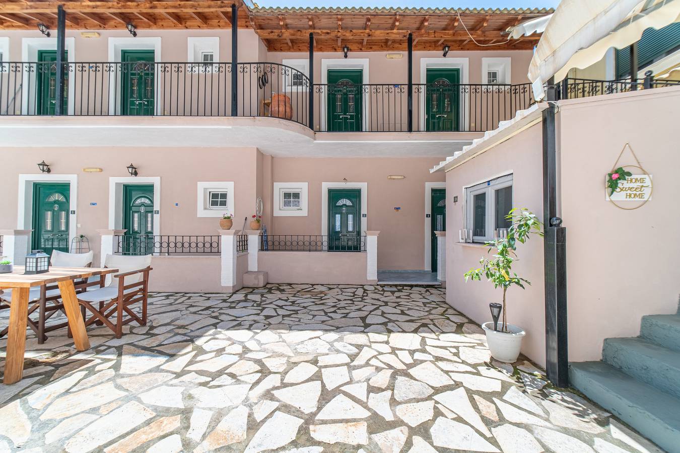 Hotel-Apartment "Spyridoula Studio 11" mit Meerblick, Gemeinschaftspool und Wlan in Paleokastritsa, Korfu