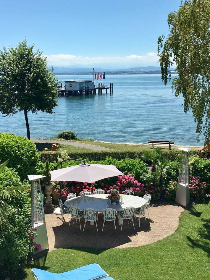 Hotel für 6 Personen, mit Balkon und Whirlpool sowie Terrasse und Garten in Hagnau am Bodensee