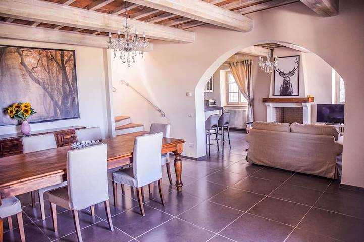 Haus mit privatem Pool, Klimaanlage und atemberaubendem Ausblick!!! in Montecchio, Terni Provinz