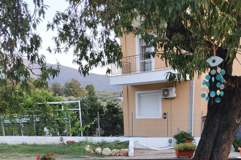 Country house among trees and garden in Skala Kallirachis, Thassos