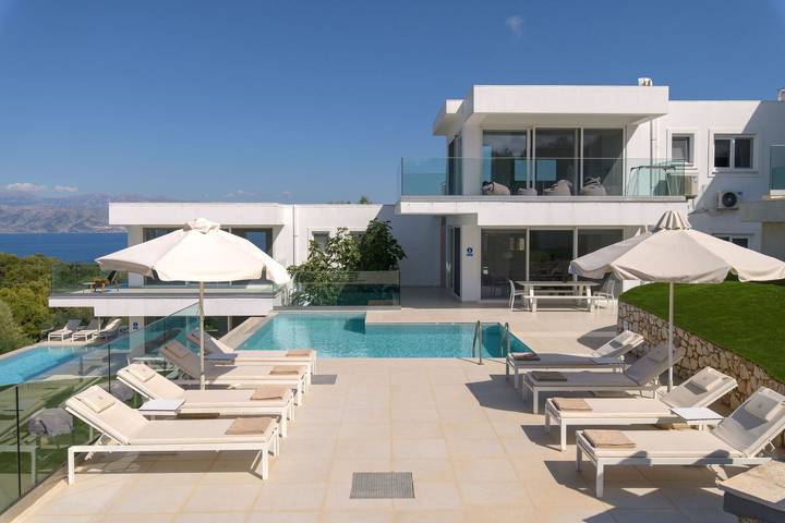 Villa mit pool für 9 Personen, mit Pool und Terrasse auf Korfu - 2