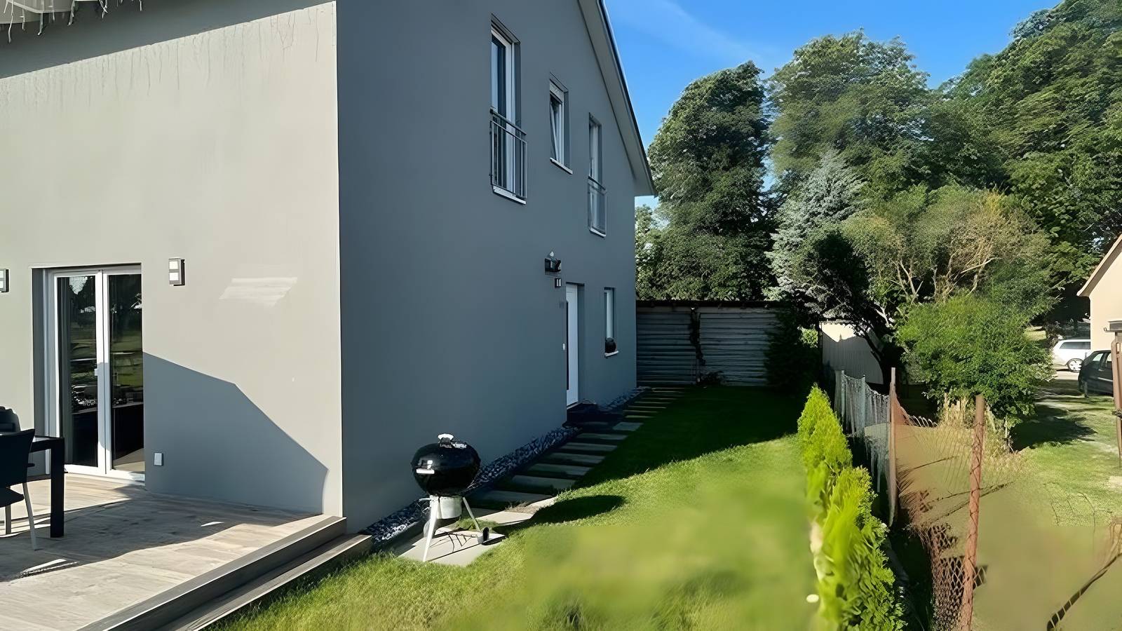 Ganze Wohnung, Apartment „Für 4 Personen, 55 m²“ mit gemeinsamer Terrasse, Garten und Wlan in Groß Polzin, Vorpommern Greifswald