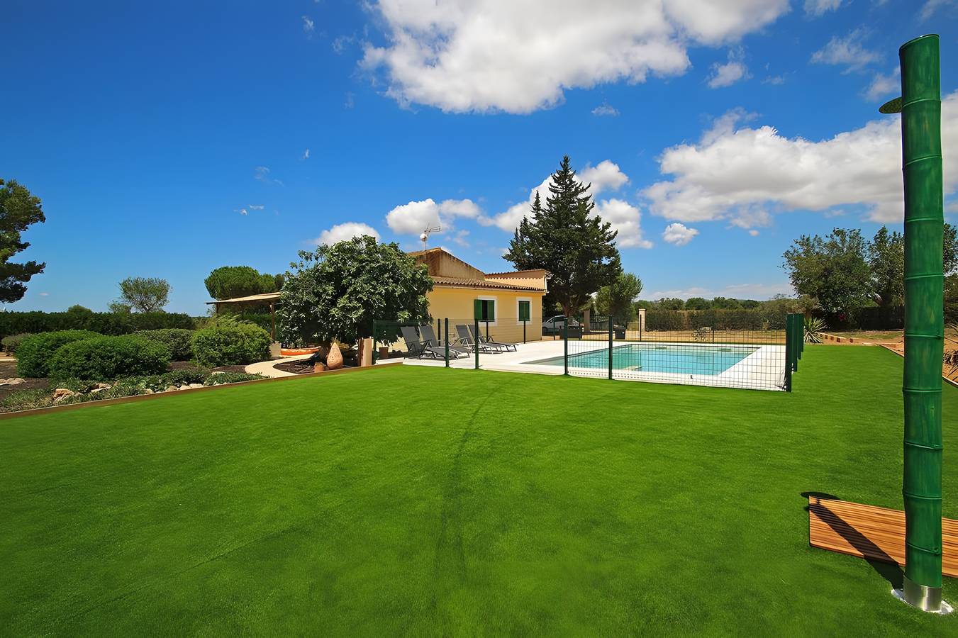 Cottage familial Sa Vinya avec piscine privée, terrasse, Wi-Fi et jardin à Campos, Majorque in Campos, Majorque du Sud