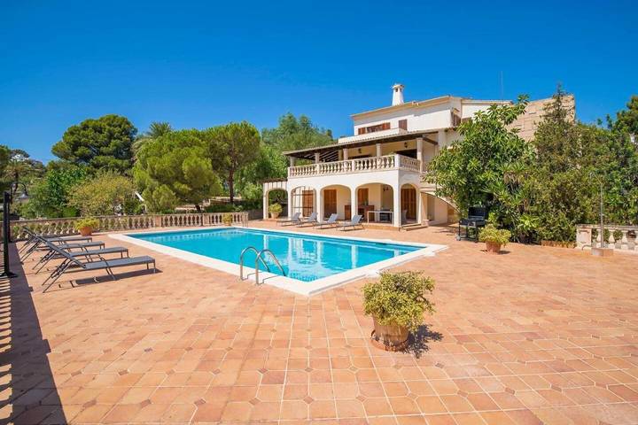 Villa pour 8 personnes, avec vue ainsi que piscine et jardin, animaux acceptés à Port d'Andratx - 3