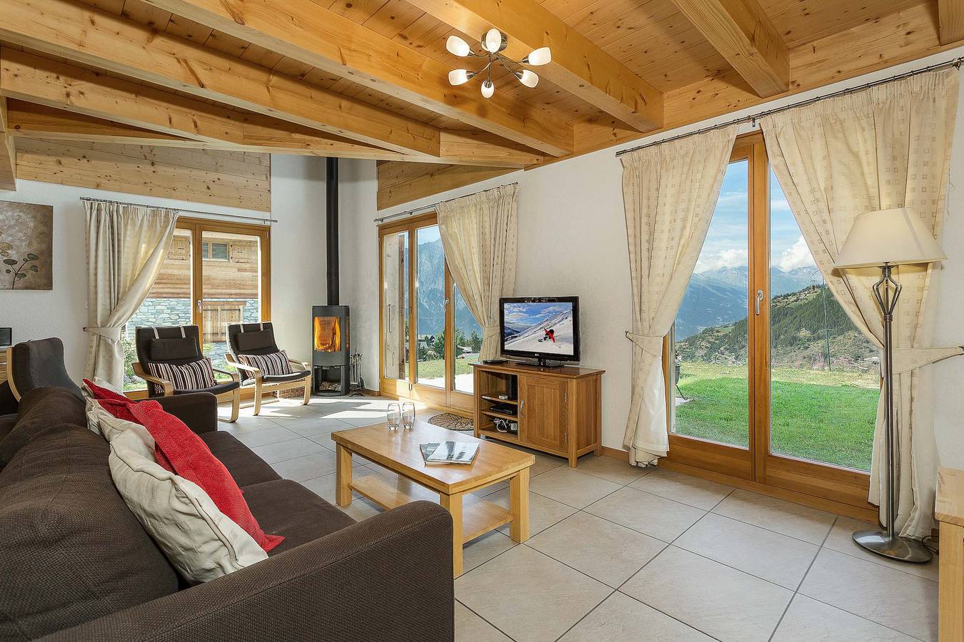 Chalet Chalet Orchidee in La Tzoumaz, Riddes