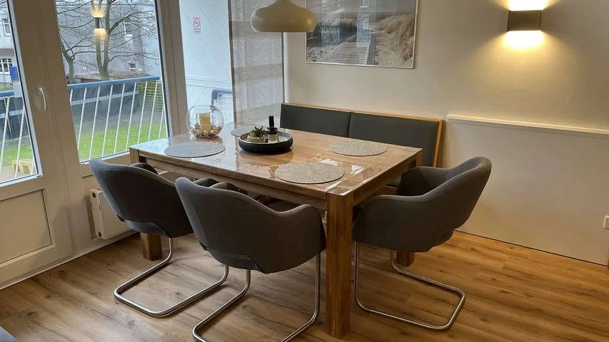 Ferienwohnung für 4 Personen, mit Garten auf Borkum