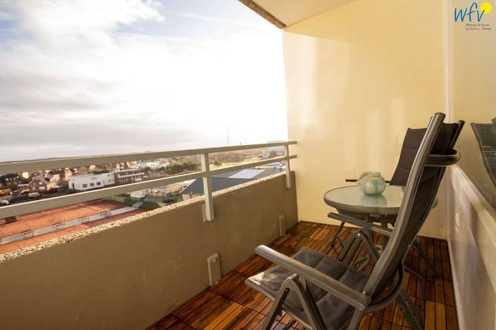 Ferienwohnung für 4 Personen, mit Balkon auf Borkum - 3