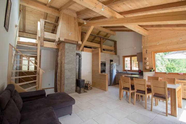Location de vacances pour 4 personnes, avec Balcon à Les Houches