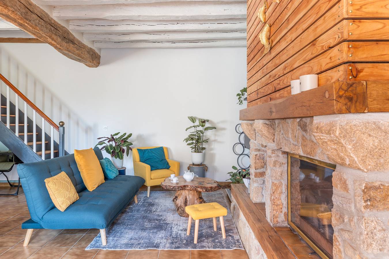 Ferienhaus 'La Clé Des Champs' mit Privater Terrasse, Privatem Garten und Wlan in Couffy, Romorantin-Lanthenay und Umgebung