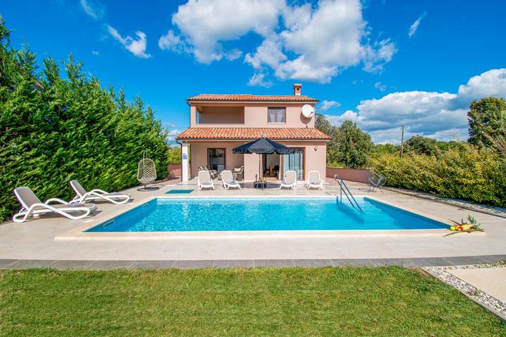 Villa pour 8 personnes, avec piscine et balcon à Loborika - 3